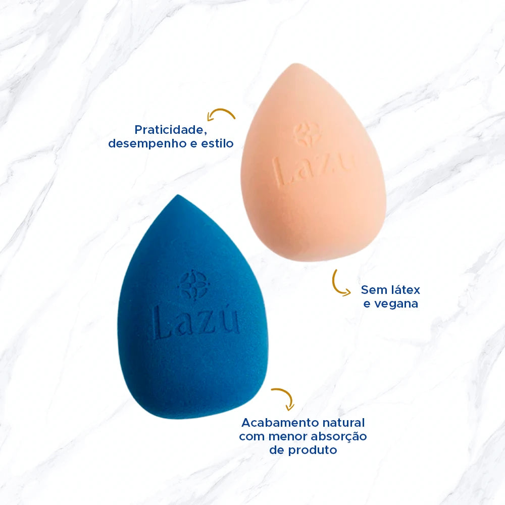 Esponja para Maquiagem Azul Escuro