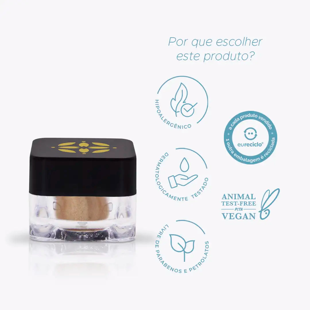 Pó Iluminador Aurora - Cobre